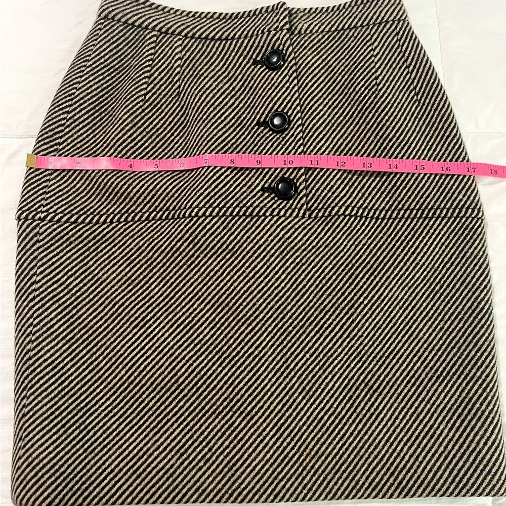 Valentino Boutique Vintage Wool Tweed Mini Skirt Designer Luxury SZ 4 EUC